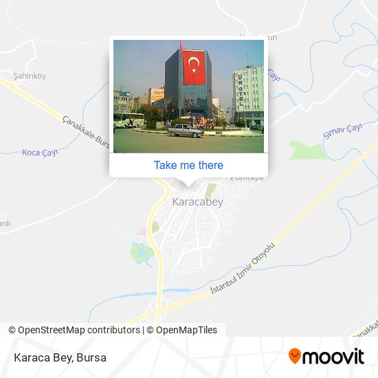 Karaca Bey map