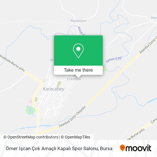 Ömer Işcan Çok Amaçlı Kapalı Spor Salonu map