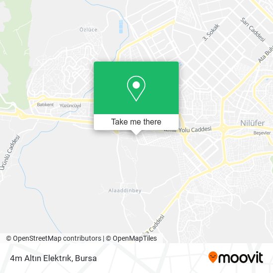 4m Altın Elektrık map