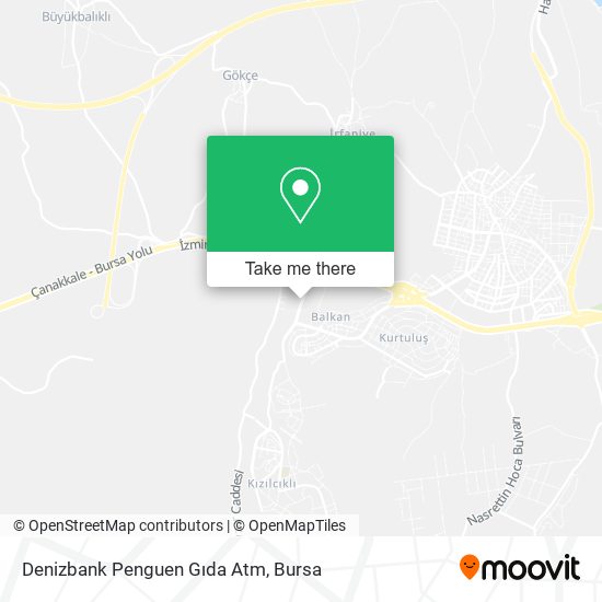 Denizbank Penguen Gıda Atm map