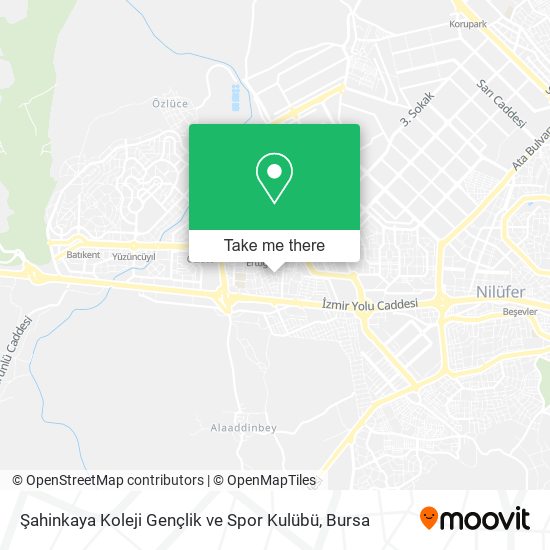 Şahinkaya Koleji Gençlik ve Spor Kulübü map