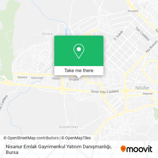 Nisanur Emlak Gayrimenkul Yatırım Danışmanlığı map