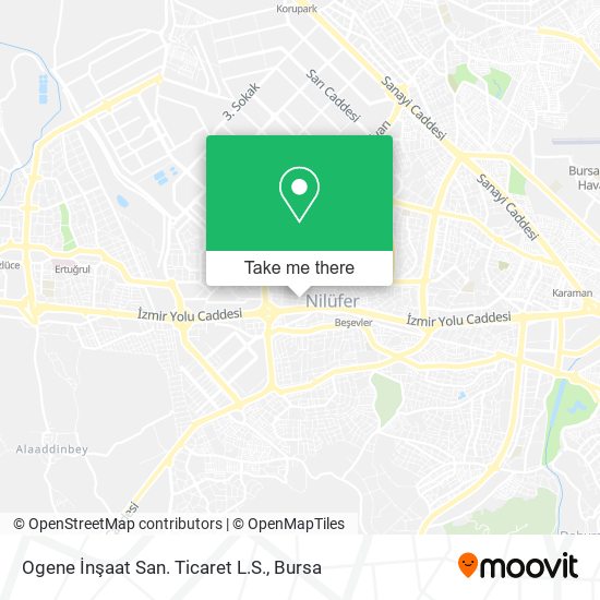 Ogene İnşaat San. Ticaret L.S. map