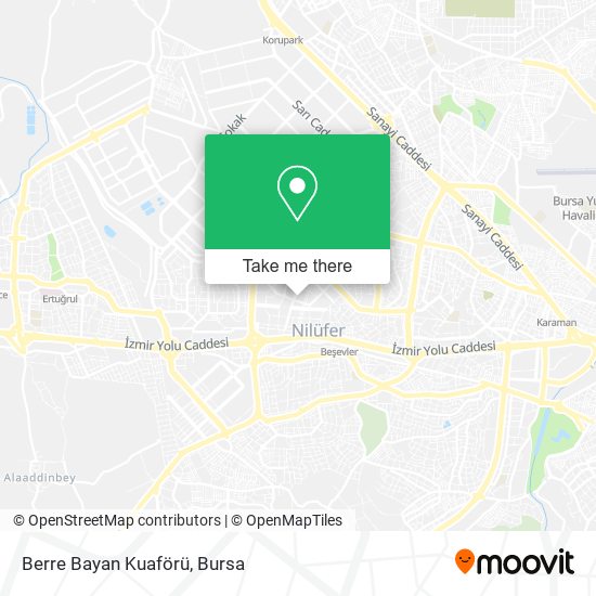 Berre Bayan Kuaförü map
