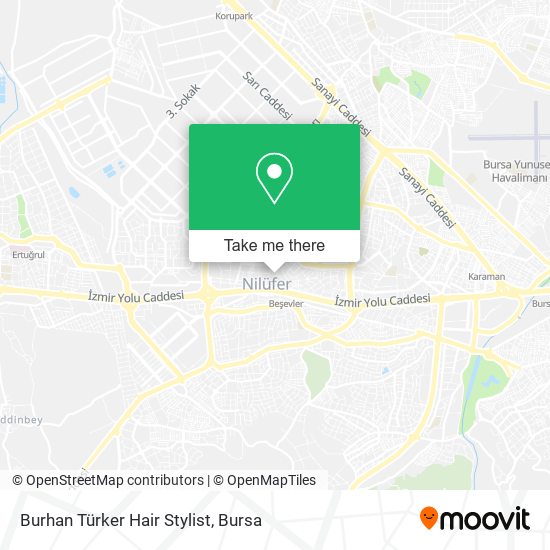 Burhan Türker Hair Stylist map