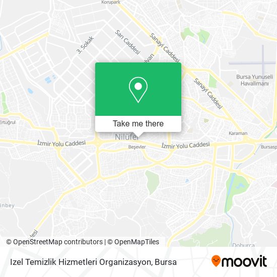 Izel Temizlik Hizmetleri Organizasyon map