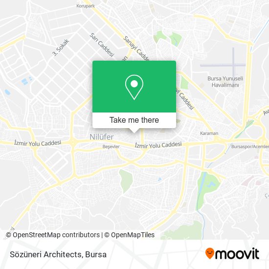 Sözüneri Architects map