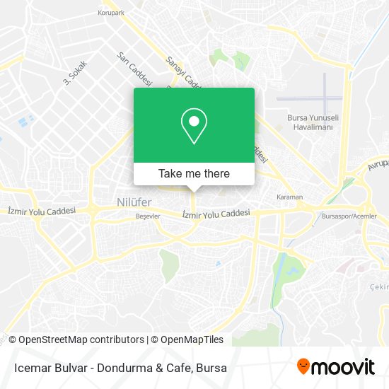 Icemar Bulvar - Dondurma & Cafe map