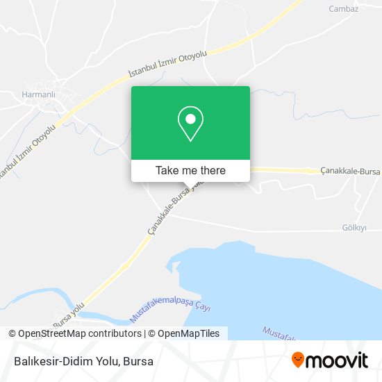 Balıkesir-Didim Yolu map