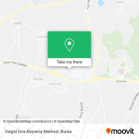 İnegöl İsra Alışveriş Merkezi map