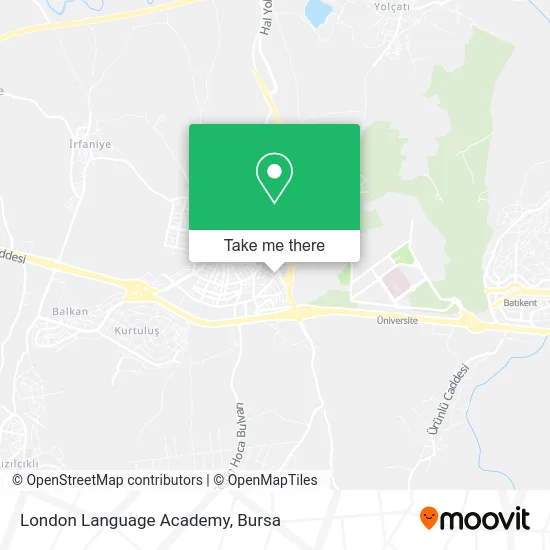 London Language Academy map