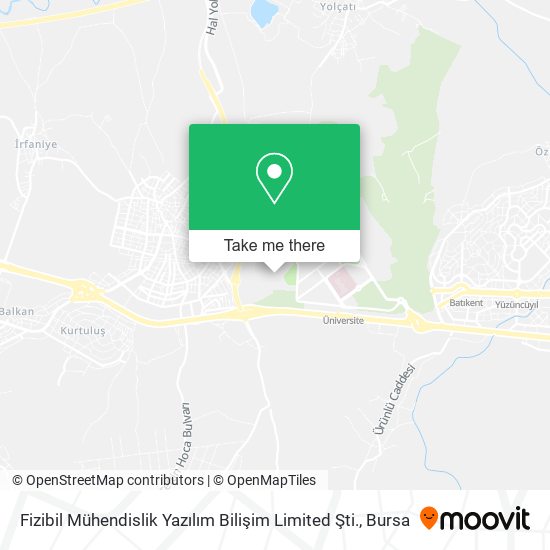 Fizibil Mühendislik Yazılım Bilişim Limited Şti. map