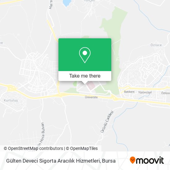 Gülten Deveci Sigorta Aracılık Hizmetleri map