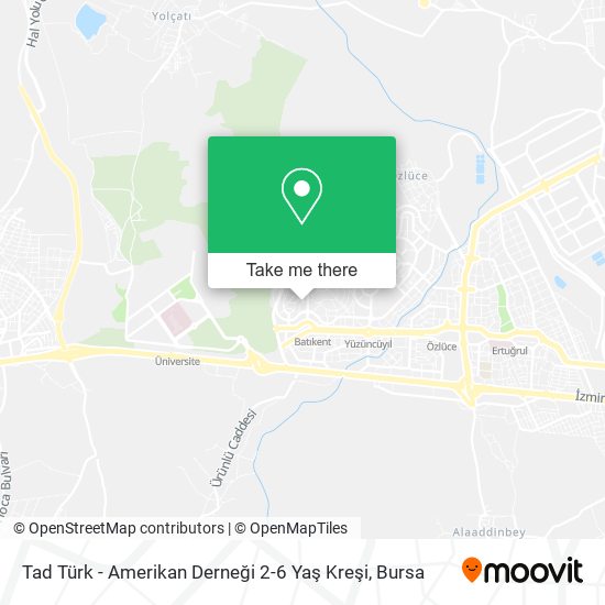 Tad Türk - Amerikan Derneği 2-6 Yaş Kreşi map