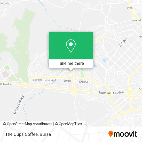 The Cups Coffee map