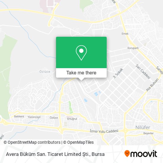 Avera Büküm San. Ticaret Limited Şti. map