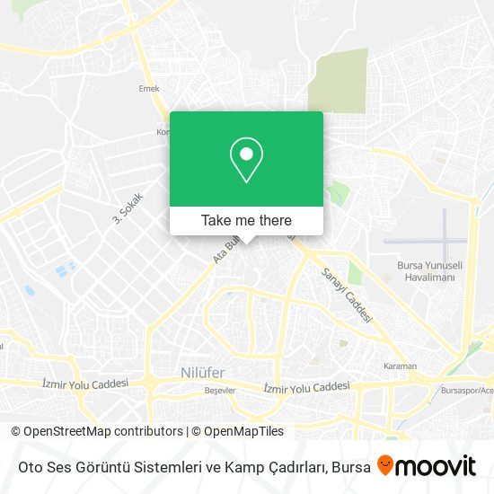 Oto Ses Görüntü Sistemleri ve Kamp Çadırları map