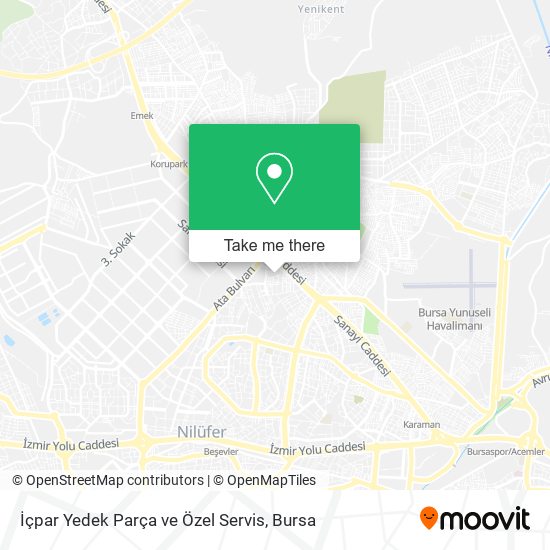 İçpar Yedek Parça ve Özel Servis map