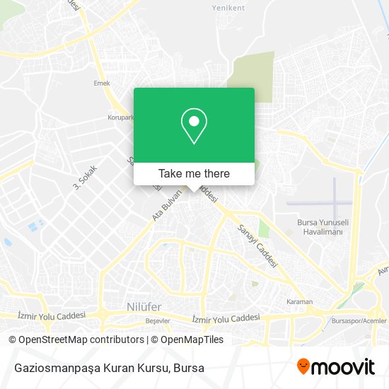 Gaziosmanpaşa Kuran Kursu map