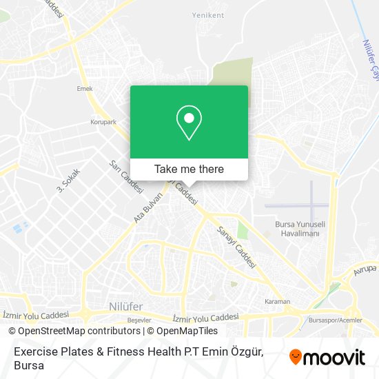 Exercise Plates & Fitness Health P.T Emin Özgür map