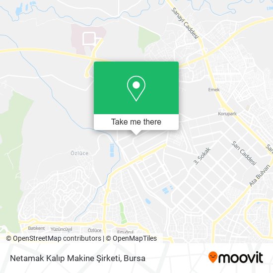 Netamak Kalıp Makine Şirketi map
