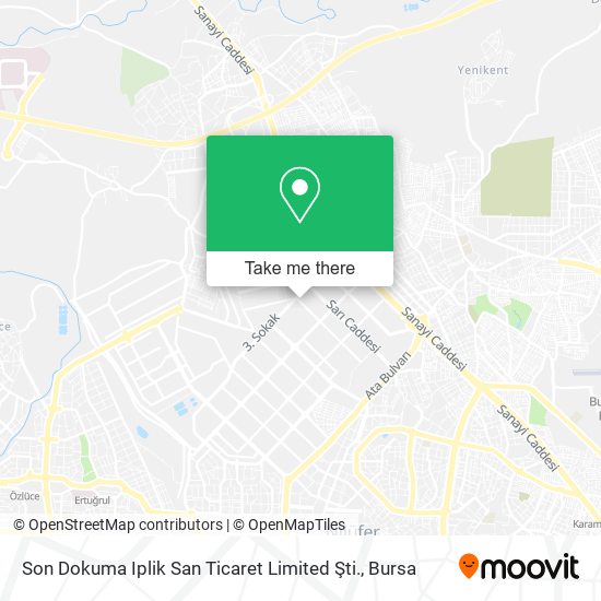 Son Dokuma Iplik San Ticaret Limited Şti. map