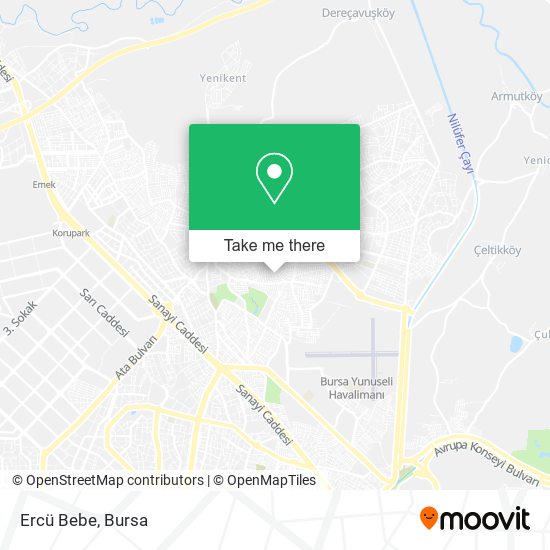 Ercü Bebe map