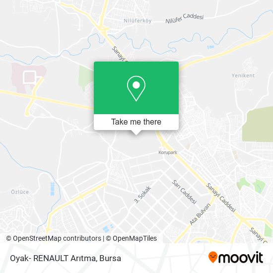 Oyak- RENAULT Arıtma map
