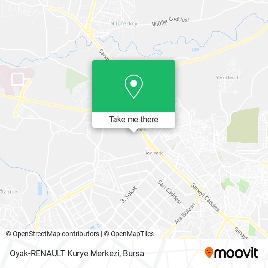 Oyak-RENAULT Kurye Merkezi map