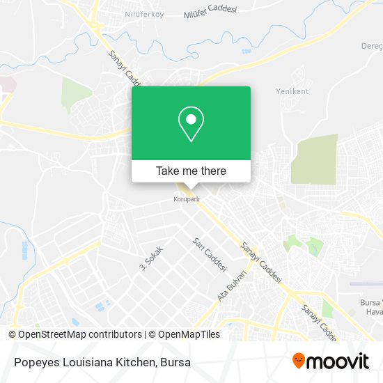 Popeyes Louisiana Kitchen map