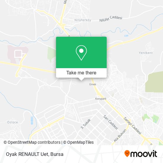 Oyak RENAULT Uet map