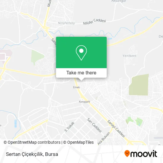 Sertan Çiçekçilik map