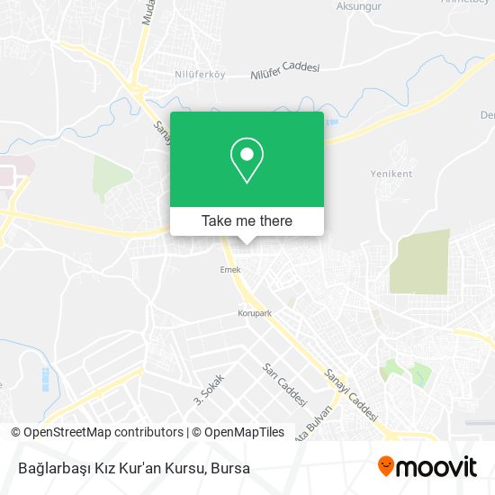 Bağlarbaşı Kız Kur'an Kursu map