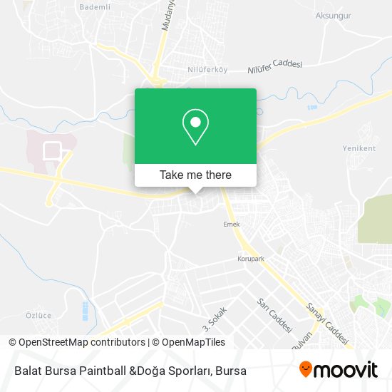 Balat Bursa Paintball &Doğa Sporları map