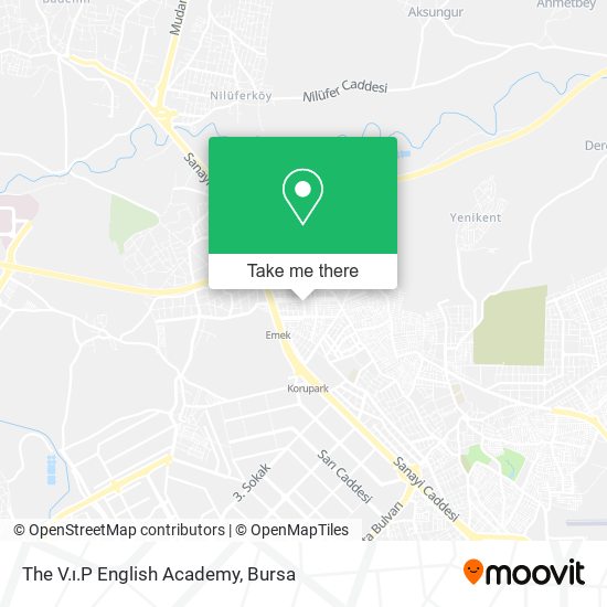 The V.ı.P English Academy map