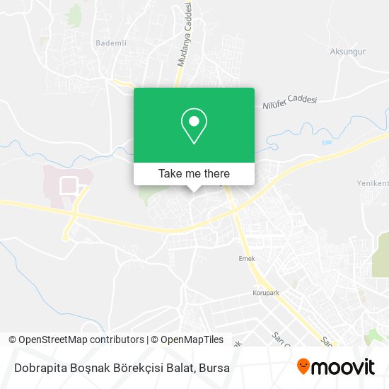 Dobrapita Boşnak Börekçisi Balat map