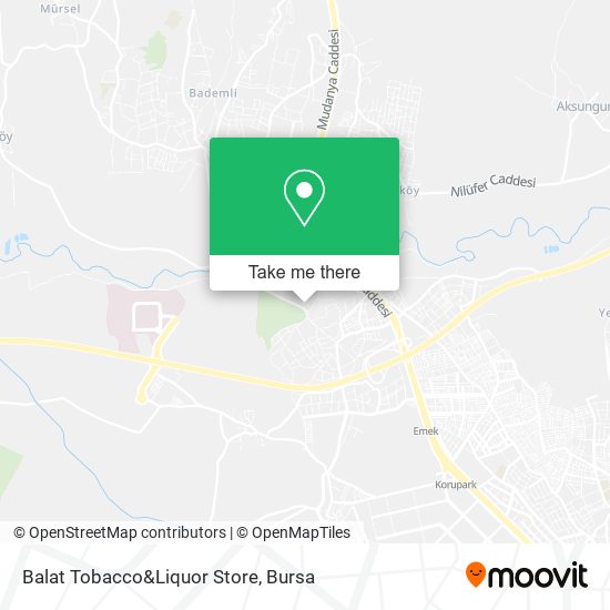 Balat Tobacco&Liquor Store map