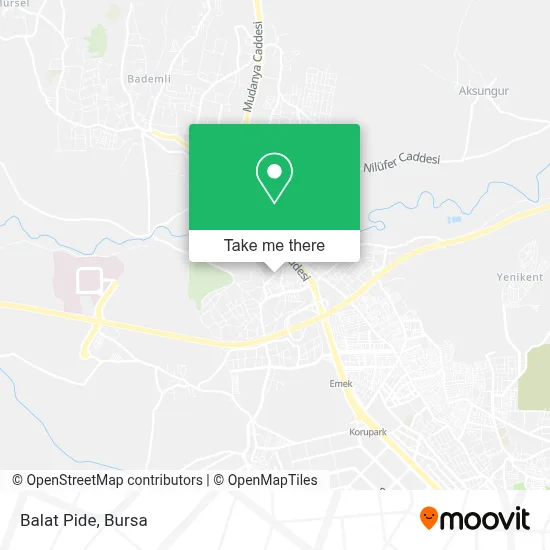 Balat Pide map