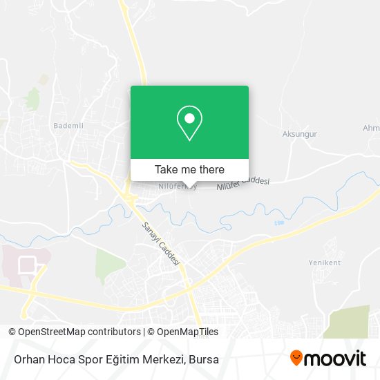 Orhan Hoca Spor Eğitim Merkezi map