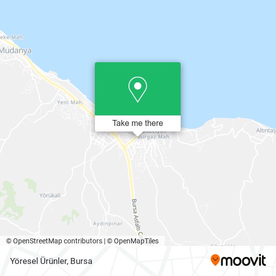 Yöresel Ürünler map