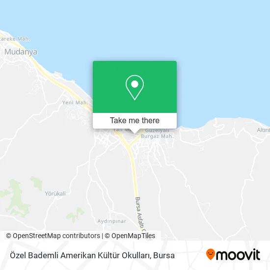 Özel Bademli Amerikan Kültür Okulları map