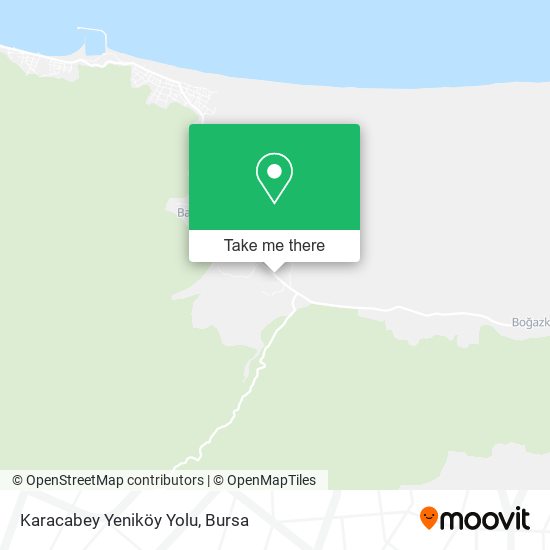 Karacabey Yeniköy Yolu map