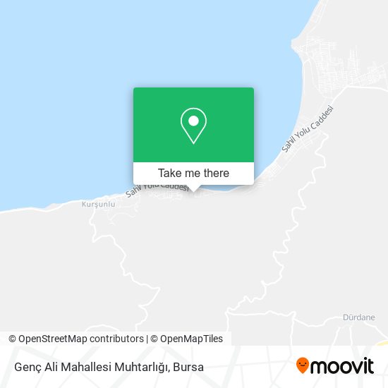 Genç Ali Mahallesi Muhtarlığı map