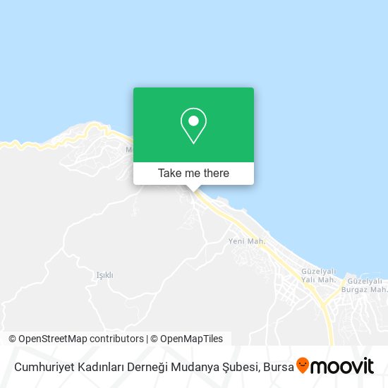 Cumhuriyet Kadınları Derneği Mudanya Şubesi map