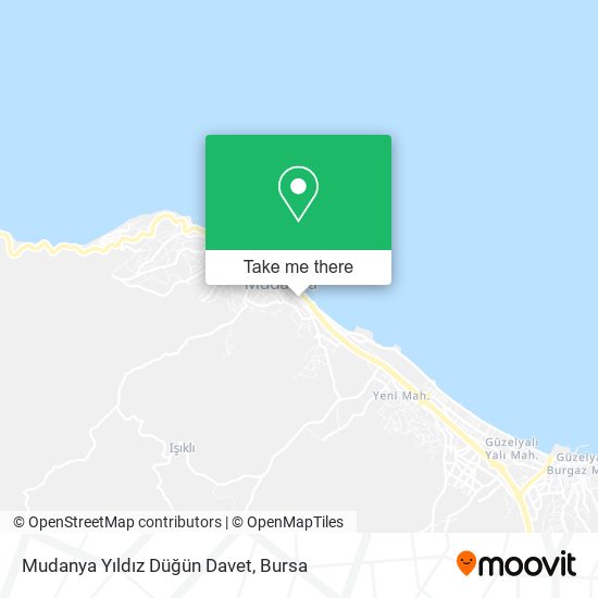 Mudanya Yıldız Düğün Davet map