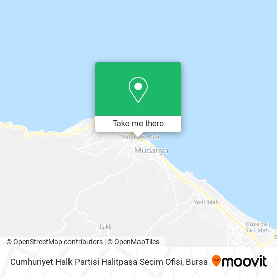 Cumhuriyet Halk Partisi Halitpaşa Seçim Ofisi map