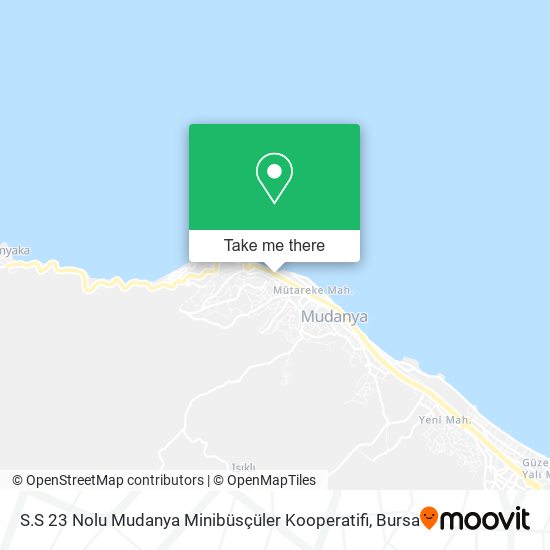 S.S 23 Nolu Mudanya Minibüsçüler Kooperatifi map