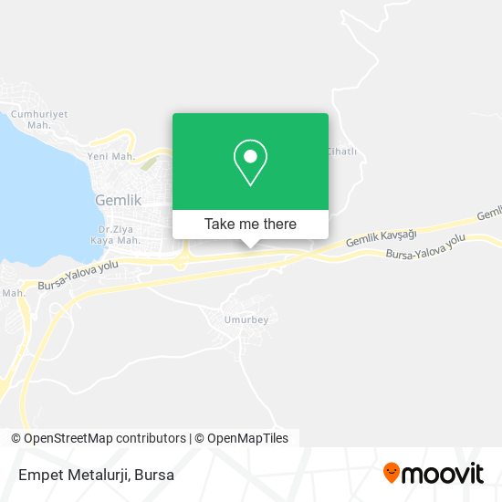 Empet Metalurji map