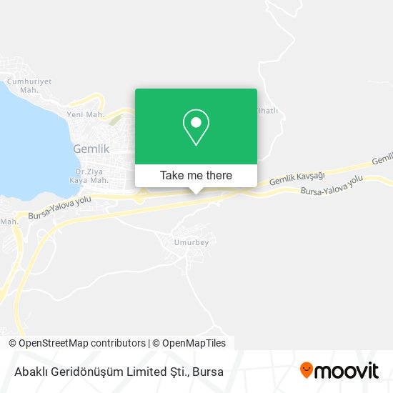 Abaklı Geridönüşüm Limited Şti. map