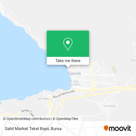 Sahil Market Tekel Bayii map